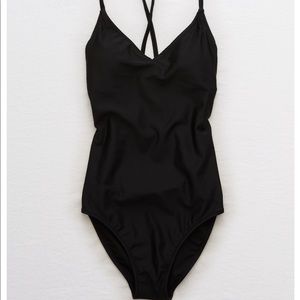 Aerie AE strappy one piece swimsuit XL long